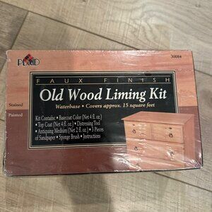 PLAID FAUX FINISH OLD WOOD LIMING KIT 15 SQFT
